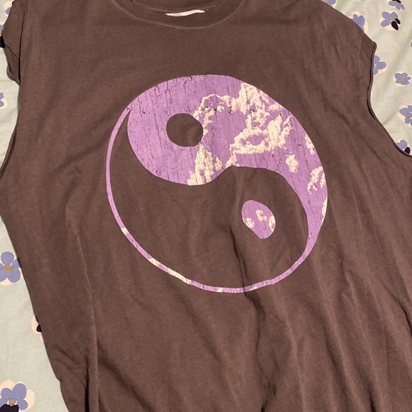 Free People x Girl Dangerous Ying Yang Sky Boyfriend Tee - Picture 4 of 6